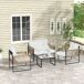 Conjunto de Jardín Acero, PE Outsunny Conjunto de Jardín Acero, PE Outsunny Crudo