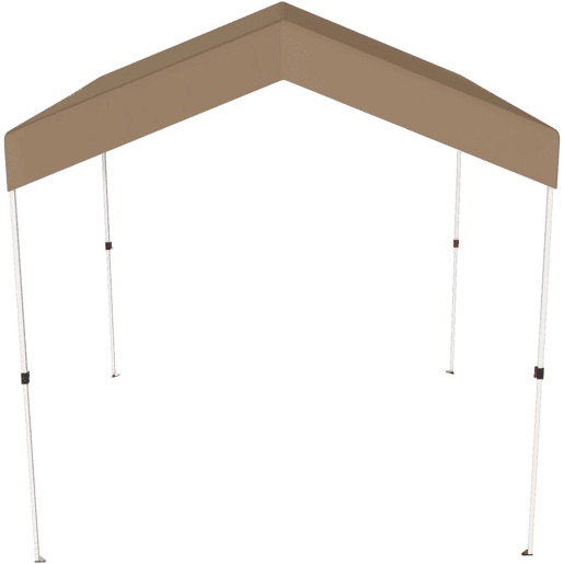 Outsunny Tenda Dobrável 2,4x2,4 m - Tenda Pop-up de Jardim com UPF50+, Bloqueio Central, Altura Ajustável, Bolsa de Transporte e Sacos de Areia - Exterior Bege