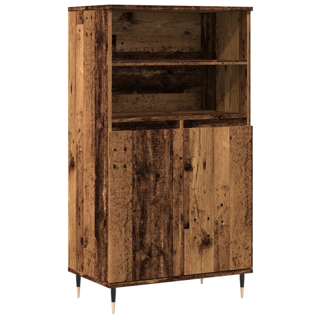Aparador alto - Mueble de almacenamiento 60 Madera