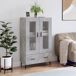 Aparador alto - Mueble de almacenamiento 69 Aparador alto - Mueble de almacenamiento 69 Blanco