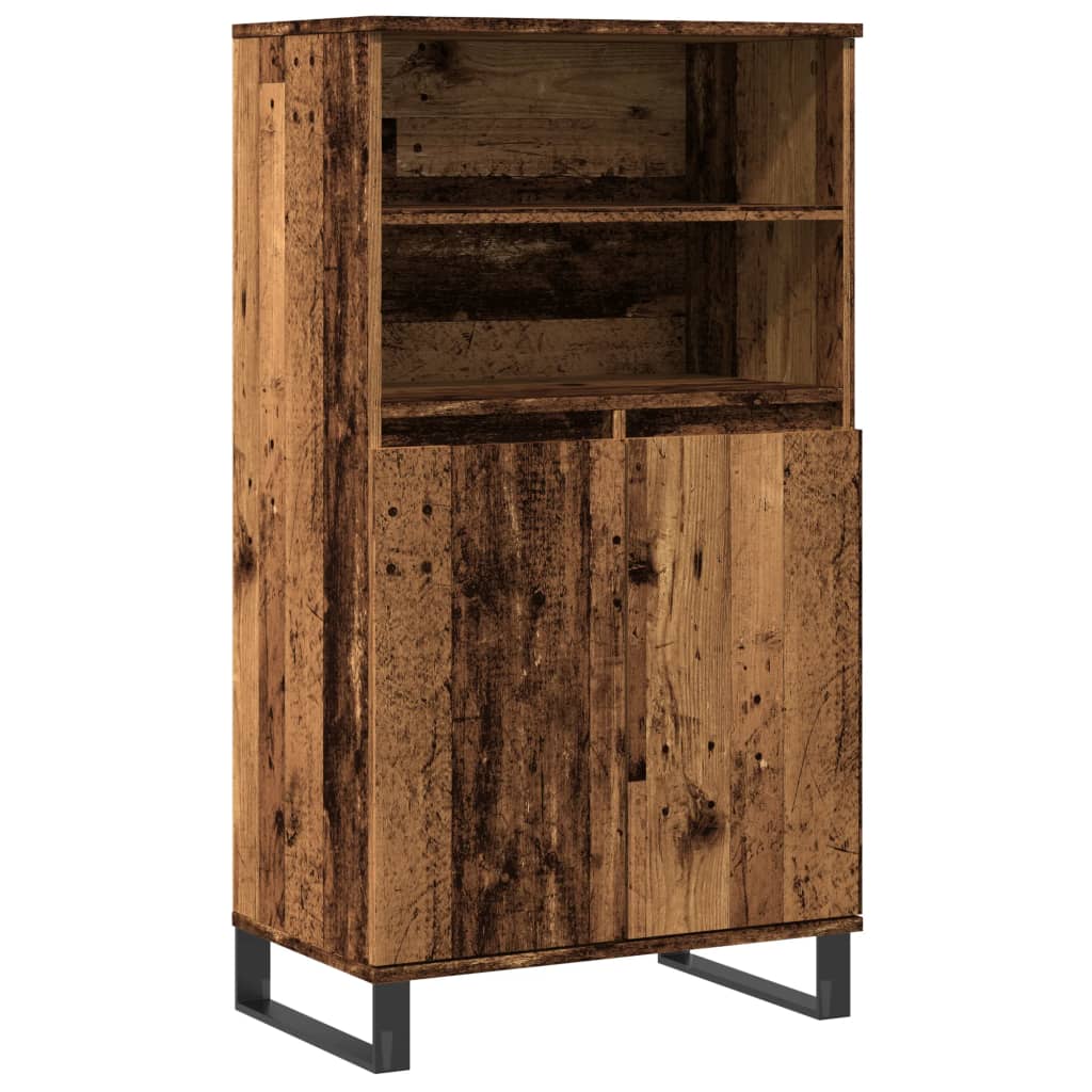 Aparador alto - Mueble de almacenamiento 60 Madera