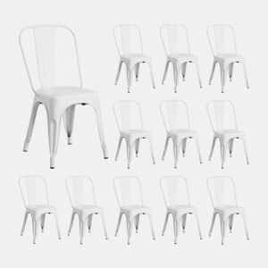 Pack 12 Cadeiras Industriais Strong Thinia Home