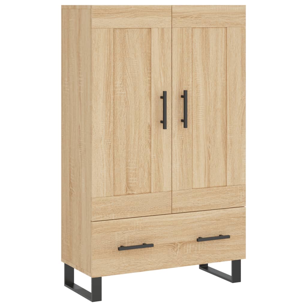 Aparador alto - Mueble de almacenamiento 69 Madera Clara