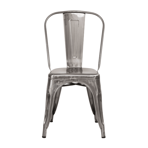 Pack 10 Cadeiras Empilháveis Industriais de Aço Thinia Home