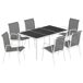 Conjunto de Jardín Metal, Textilene Outsunny Conjunto de Jardín Metal, Textilene Outsunny Gris Claro