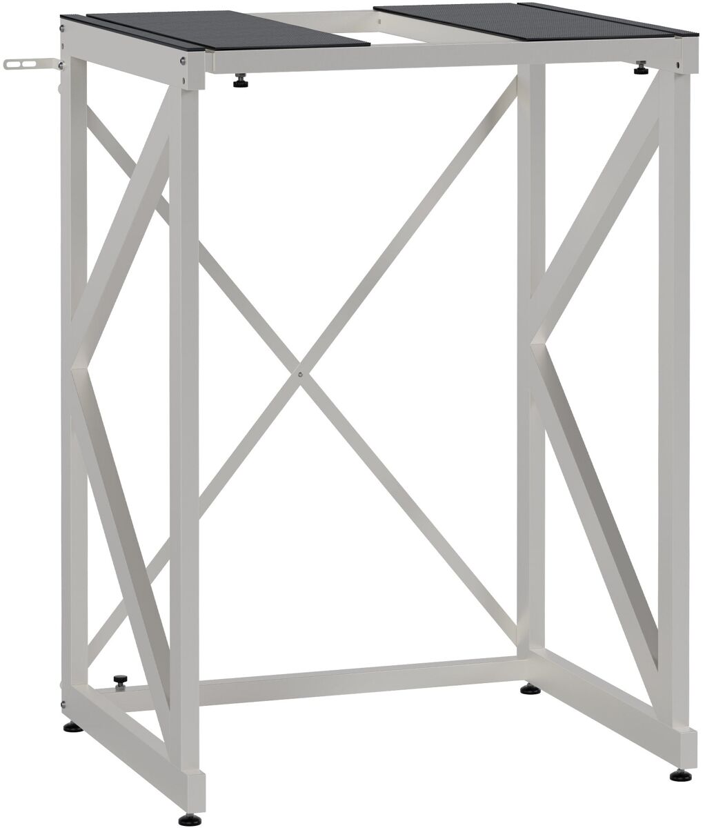 Estante ajustable para lavadora y secadora – soporte metálico
