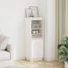 Aparador alto - Mueble de almacenamiento 37 Aparador alto - Mueble de almacenamiento 37 Blanco