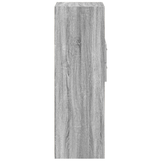 Armário alto - Bufete - Móvel de apoio 45x42,5x124 cm derivados de madeira cinza sonoma pt1297