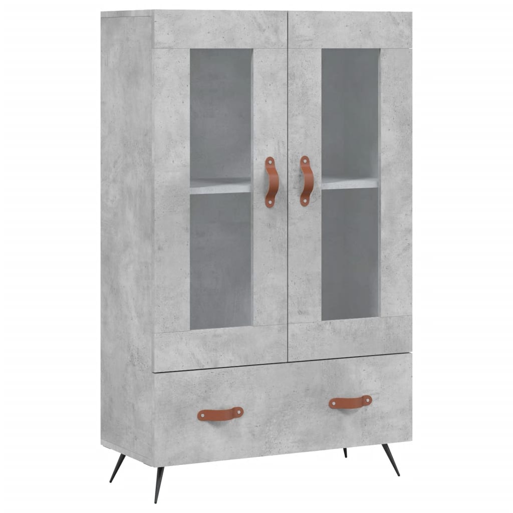 Aparador alto - Mueble de almacenamiento 69 Gris