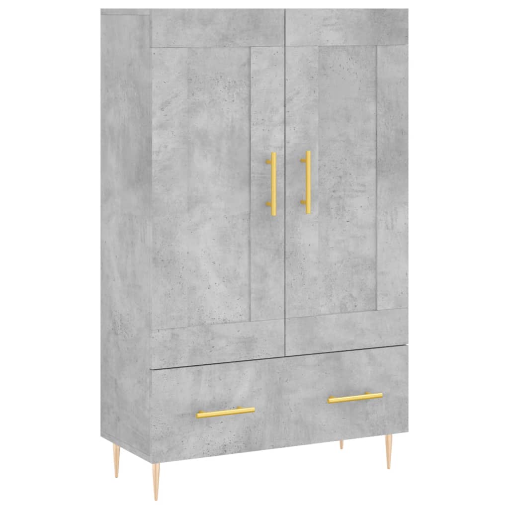Aparador alto - Mueble de almacenamiento 69 Gris