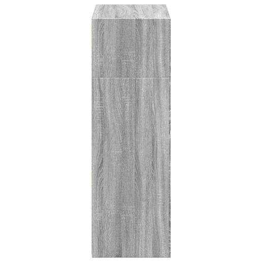 Armário alto - Bufete - Móvel de apoio 70x41x124 cm derivados de madeira cinza sonoma pt1321