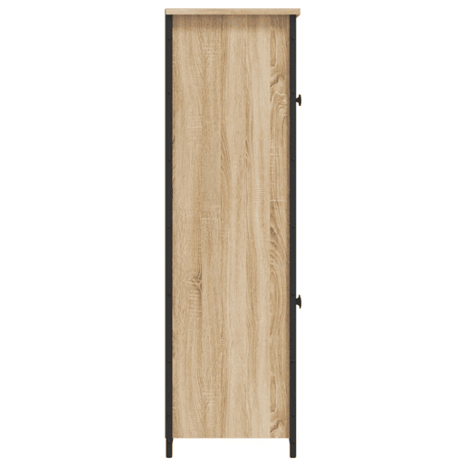 Armário alto - Bufete - Móvel de apoio 62x32x106,5 cm derivados madeira carvalho sonoma pt1205 Armário alto - Bufete - Móvel de apoio 62x32x106,5 cm derivados madeira carvalho sonoma pt1205