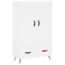 Armário alto - Bufete - Móvel de apoio 69,5x31x115 cm derivados de madeira branco pt1226