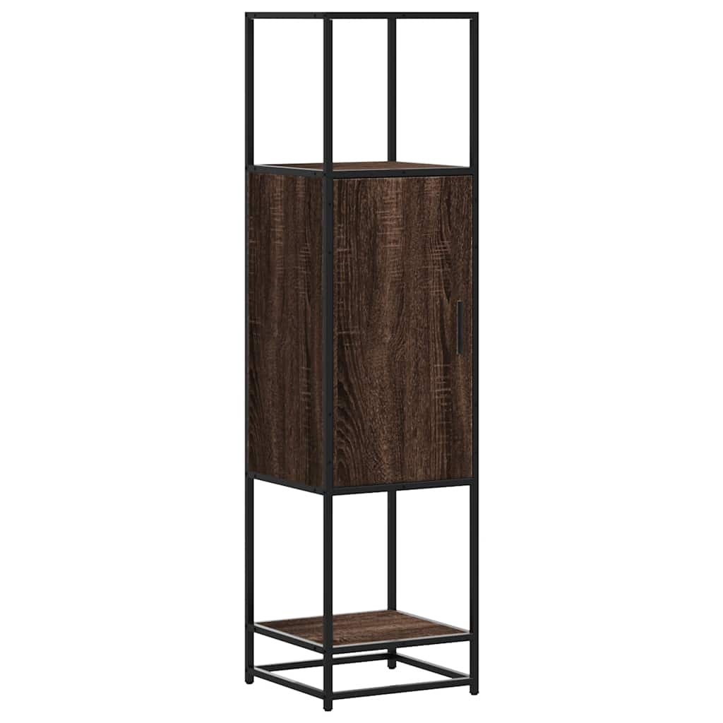 Aparador alto - Mueble de almacenamiento 35 Roble