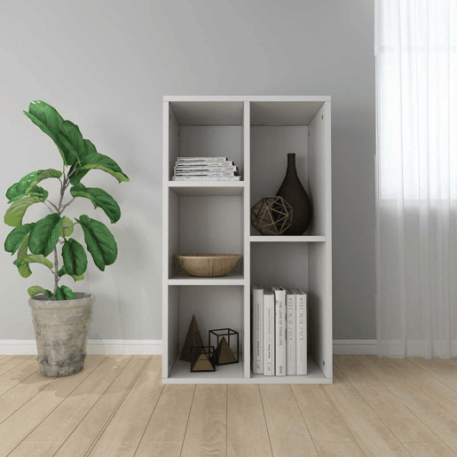 EstanteAparador - Bufete - Móvei de apoio 50x25x80 cm derivados de madeira branco pt5342