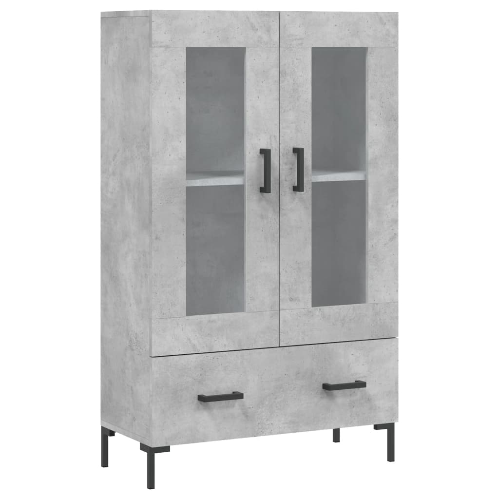Aparador alto - Mueble de almacenamiento 69 Gris