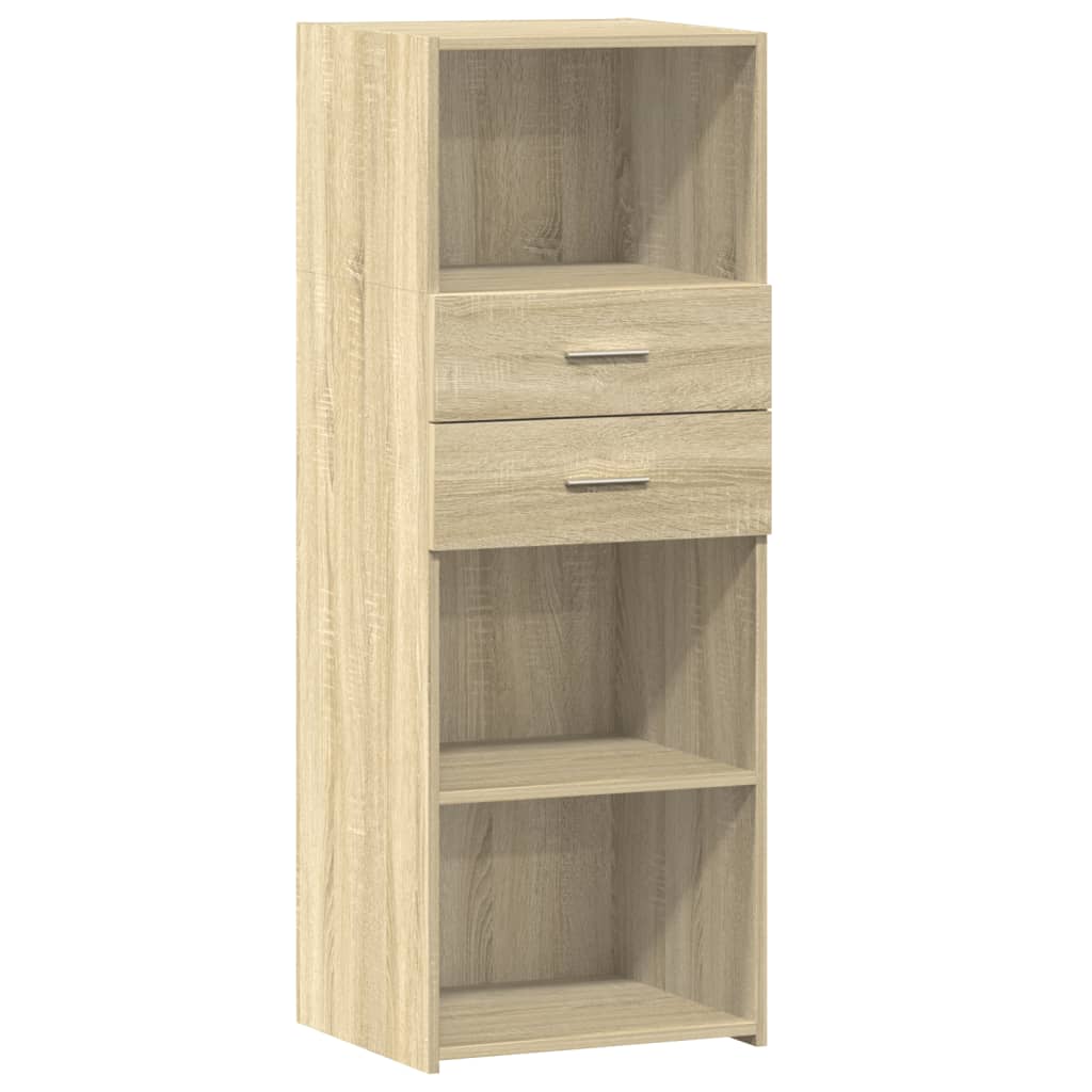 Aparador alto - Mueble de almacenamiento 45 Madera Clara