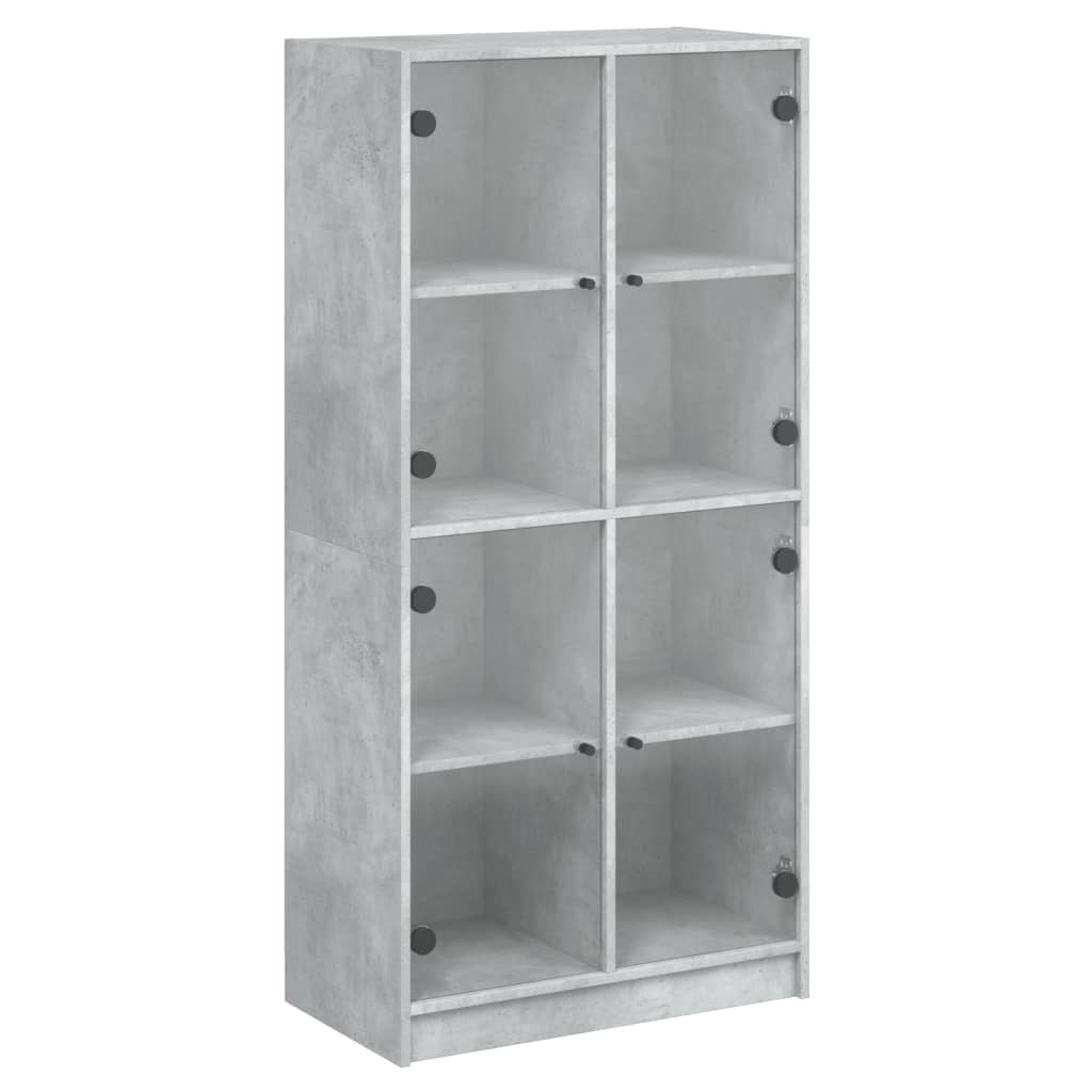 Aparador alto - Mueble de almacenamiento 68 Gris