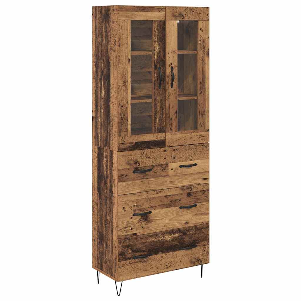 Aparador alto - Mueble de almacenamiento 69 Madera