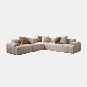 Sofá de canto modular Mali, 276 cm, bege