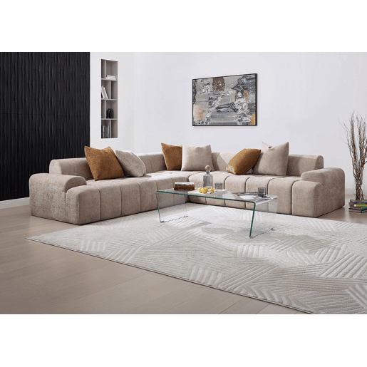 Sofá de canto modular Mali, 276 cm, bege Sofá de canto modular Mali, 276 cm, bege