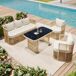 Conjuntos de mesas y sillas de jardín Conjuntos de mesas y sillas de jardín Beige