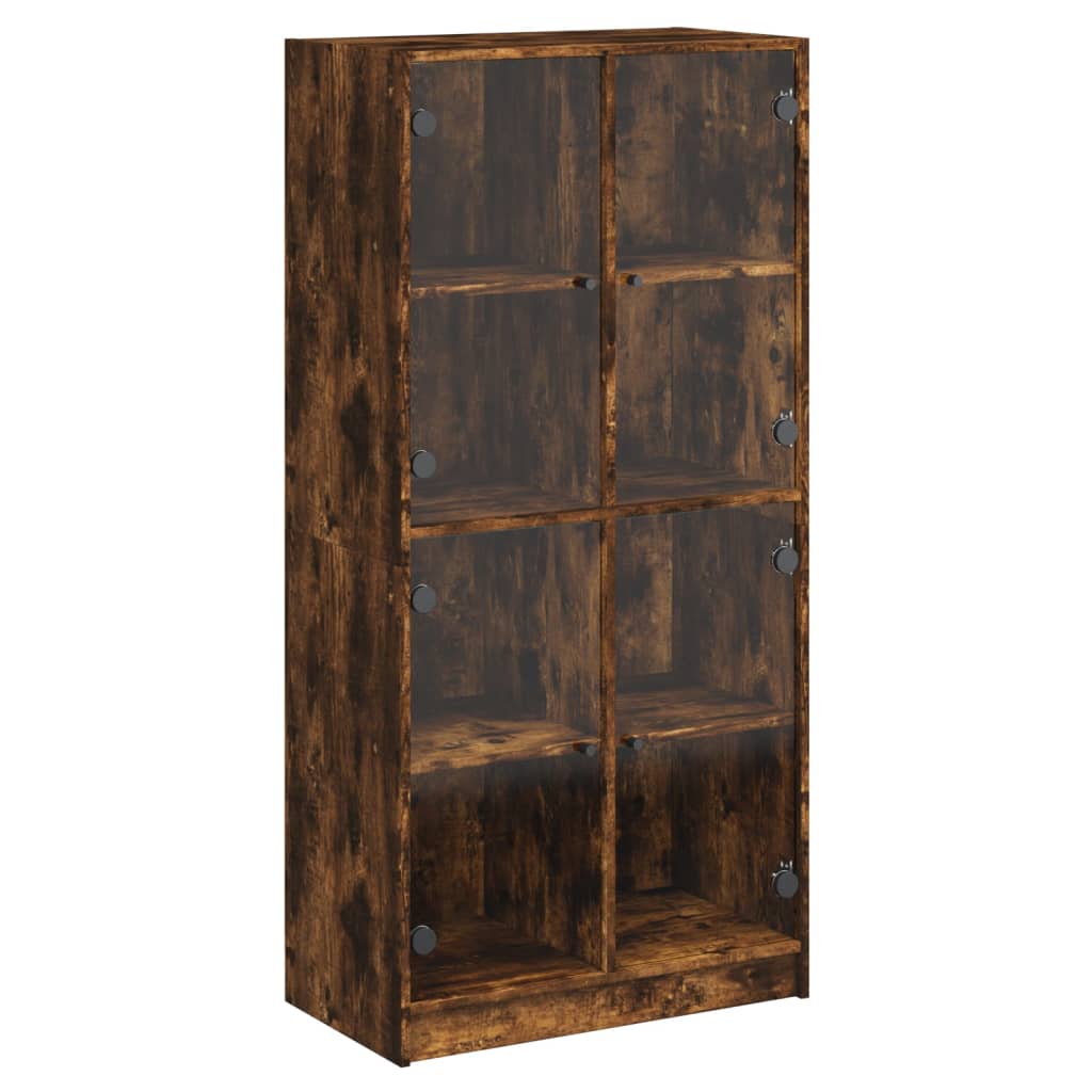 Aparador alto - Mueble de almacenamiento 68 Marrón