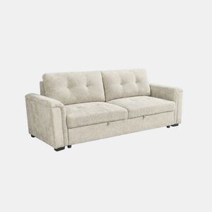 Sofá-cama Belux Bege 235cm, Bege
