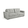 Sofá-cama Belux cinza 235 cm, cinza
