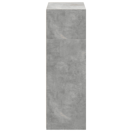 Armário alto - Bufete - Móvel de apoio 70x41x124 cm derivados de madeira cinza cimento pt1282