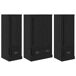 Aparador alto - Mueble de almacenamiento 3 pcs 132 Aparador alto - Mueble de almacenamiento 3 pcs 132 Negro