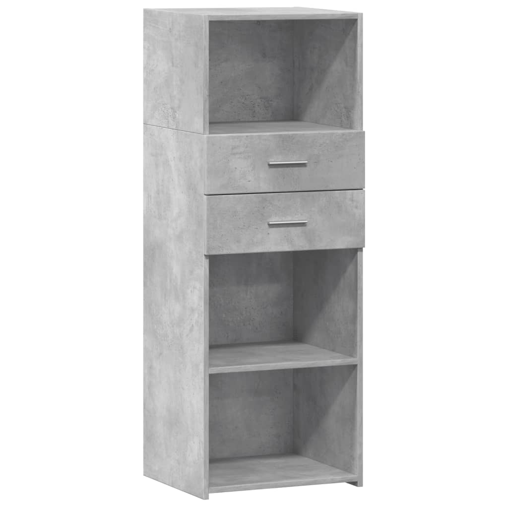 Aparador alto - Mueble de almacenamiento 45 Gris