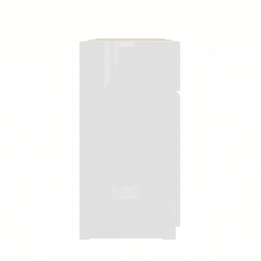 Aparador luxuoso 180 cm - Acabamento brilhante, armário moderno com três portas e duas gavetas, ideal para sala de estar, sala de jantar e entrada - Branco