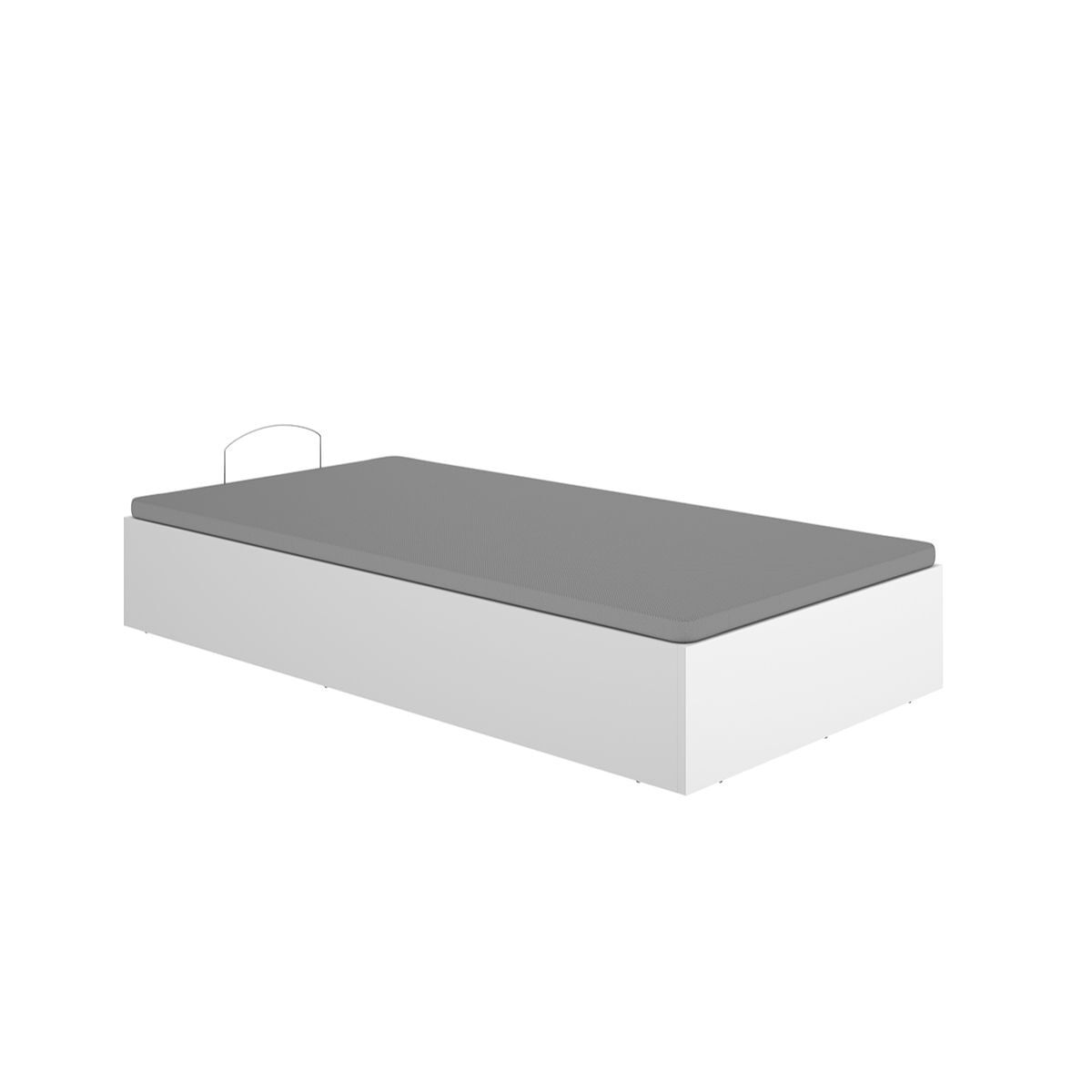 Canapé nest diseño abatible blanco 105x190 cm