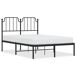 Estructura de cama Bear con cabecero metal 120x200 Estructura de cama Bear con cabecero metal 120x200 Negro