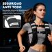 Chaleco Lastrado Tela Oxford, Arena Metálica HOMCOM Chaleco Lastrado Tela Oxford, Arena Metálica HOMCOM Negro