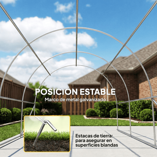 Outsunny Tenda Garagem Portátil 3x5 m Garagem Exterior para Carro Impermeável com Porta Enrolável com Fecho de Correr, Estrutura de Aço Galvanizado UPF30+ Abrigo de Armazenamento Cinzento