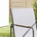 Conjunto de Jardín Acero Galvanizado, Textilene Outsunny Conjunto de Jardín Acero Galvanizado, Textilene Outsunny Blanco