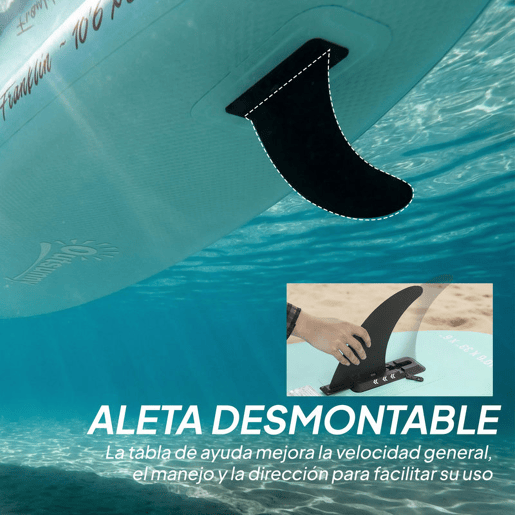 Outsunny Prancha de Paddle Surf Insuflável com Acessórios 320 cm Remo de Alumínio Ajustável Quilha Stand Up Paddle Board com Superfície Antiderrapante de EVA Bomba e Mochila Carga 160 kg para Adultos