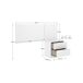 Conjunto de dormitorio Flow cabecero con mesita de noche Conjunto de dormitorio Flow cabecero con mesita de noche Blanco