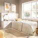 Conjunto de dormitorio Flow cabecero con mesita de noche Conjunto de dormitorio Flow cabecero con mesita de noche Blanco