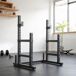 Soporte Barra Pesa Acero SPORTNOW, deportes y ocio - pesas Soporte Barra Pesa Acero SPORTNOW, deportes y ocio - pesas Negro
