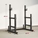 Soporte Barra Pesa Acero SPORTNOW, deportes y ocio - pesas Soporte Barra Pesa Acero SPORTNOW, deportes y ocio - pesas Negro