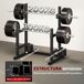 Soporte Barra Pesa Acero SPORTNOW, deportes y ocio - pesas Soporte Barra Pesa Acero SPORTNOW, deportes y ocio - pesas Negro