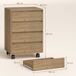 Cajonera de Oficina MDF HOMCOM, deportes y ocio - fitness Cajonera de Oficina MDF HOMCOM, deportes y ocio - fitness Marrón