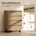 Cajonera de Oficina MDF HOMCOM, deportes y ocio - fitness Cajonera de Oficina MDF HOMCOM, deportes y ocio - fitness Marrón