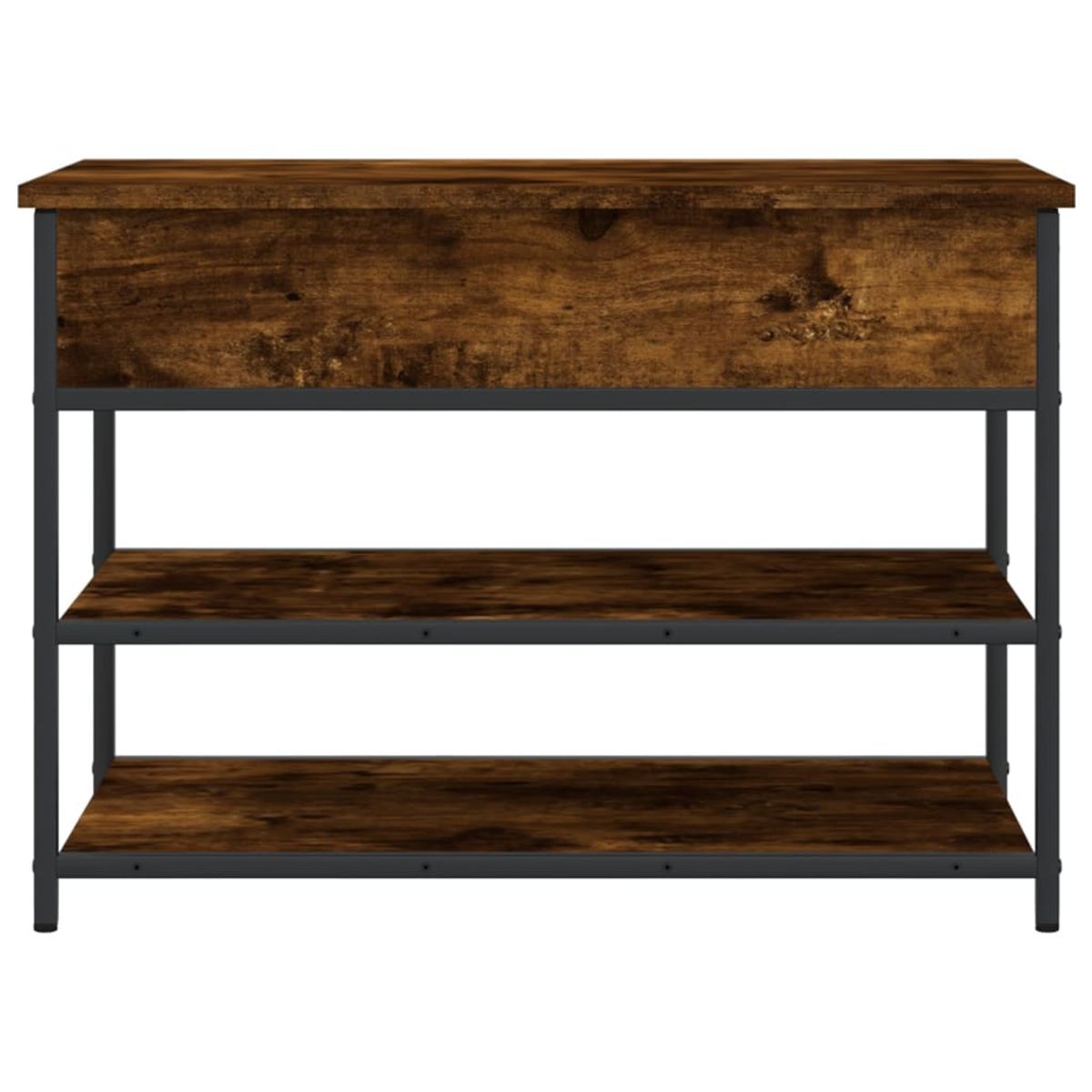 Banco zapatero lovi con 2 estantes inferiores roble 50x70x42,5 cm