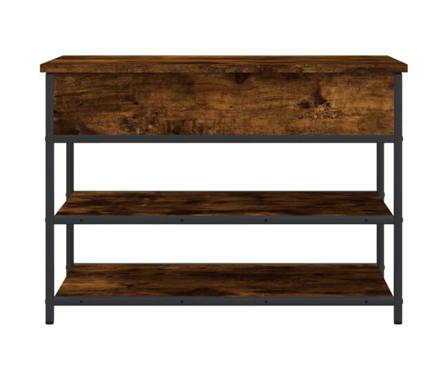 Banco zapatero lovi con 2 estantes inferiores roble 50x70x42,5 cm