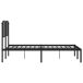 Estructura de cama Bear con cabecero metal 140x190 Estructura de cama Bear con cabecero metal 140x190 Negro