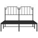 Estructura de cama Bear con cabecero metal 140x190 Estructura de cama Bear con cabecero metal 140x190 Negro